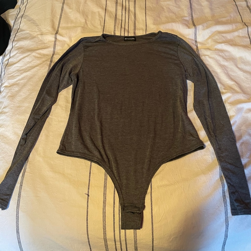 Grey PLT bodysuit